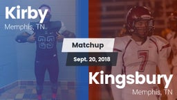 Matchup: Kirby vs. Kingsbury  2018