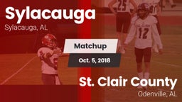 Matchup: Sylacauga vs. St. Clair County  2018