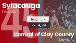 Matchup: Sylacauga vs. Central  of Clay County 2018