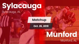 Matchup: Sylacauga vs. Munford  2018