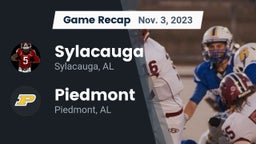 Recap: Sylacauga   vs. Piedmont  2023