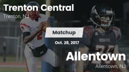 Matchup: Trenton Central vs. Allentown  2017