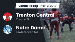 Recap: Trenton Central  vs. Notre Dame  2019