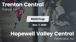 Matchup: Trenton Central vs. Hopewell Valley Central  2020