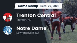 Recap: Trenton Central  vs. Notre Dame  2023