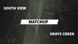 Matchup: South View vs. Grays Creek High 2016