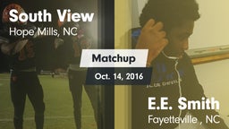 Matchup: South View vs. E.E. Smith  2016
