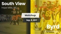 Matchup: South View vs. Byrd  2017