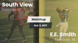 Matchup: South View vs. E.E. Smith  2017