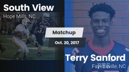 Matchup: South View vs. Terry Sanford  2017