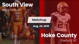 Matchup: South View vs. Hoke County  2018