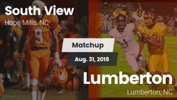 Matchup: South View vs. Lumberton  2018