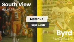 Matchup: South View vs. Byrd  2018