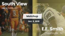 Matchup: South View vs. E.E. Smith  2018