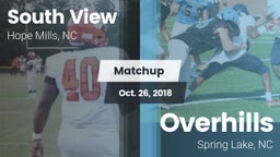 Matchup: South View vs. Overhills  2018