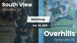 Matchup: South View vs. Overhills  2018