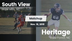 Matchup: South View vs. Heritage  2018