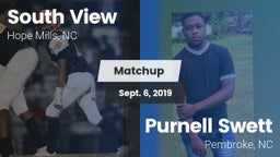 Matchup: South View vs. Purnell Swett  2019