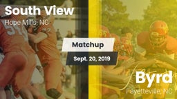 Matchup: South View vs. Byrd  2019