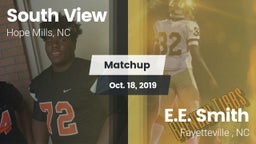 Matchup: South View vs. E.E. Smith  2019