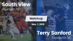 Matchup: South View vs. Terry Sanford  2019