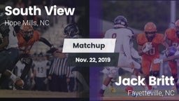 Matchup: South View vs. Jack Britt  2019