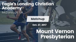 Matchup: Eagle's Landing Chri vs. Mount Vernon Presbyterian 2017