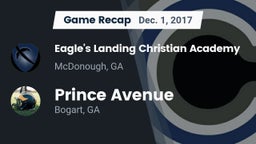 Recap: Eagle's Landing Christian Academy  vs. Prince Avenue  2017