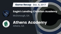 Recap: Eagle's Landing Christian Academy  vs. Athens Academy 2017