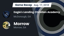 Recap: Eagle's Landing Christian Academy  vs. Morrow  2018