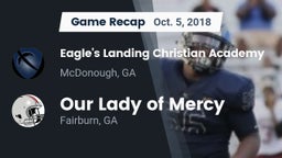 Recap: Eagle's Landing Christian Academy  vs. Our Lady of Mercy  2018