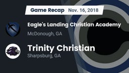 Recap: Eagle's Landing Christian Academy  vs. Trinity Christian  2018