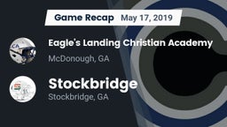 Recap: Eagle's Landing Christian Academy  vs. Stockbridge  2019