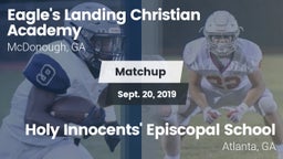 Matchup: Eagle's Landing Chri vs. Holy Innocents' Episcopal School 2019