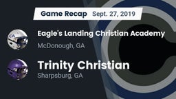 Recap: Eagle's Landing Christian Academy  vs. Trinity Christian  2019