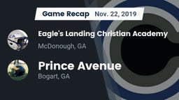 Recap: Eagle's Landing Christian Academy  vs. Prince Avenue  2019