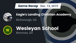 Recap: Eagle's Landing Christian Academy  vs. Wesleyan School 2019