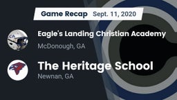 Recap: Eagle's Landing Christian Academy  vs. The Heritage School 2020