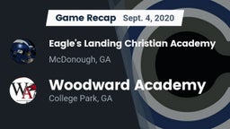 Recap: Eagle's Landing Christian Academy  vs. Woodward Academy 2020