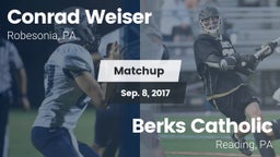 Matchup: Weiser vs. Berks Catholic  2017