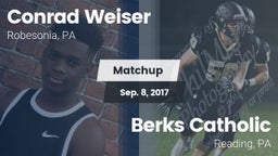 Matchup: Weiser vs. Berks Catholic  2017