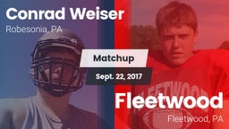 Matchup: Weiser vs. Fleetwood  2017