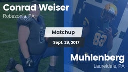 Matchup: Weiser vs. Muhlenberg  2017