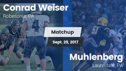 Matchup: Weiser vs. Muhlenberg  2017