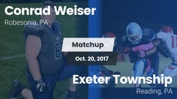 Matchup: Weiser vs. Exeter Township  2017