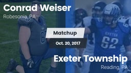 Matchup: Weiser vs. Exeter Township  2017