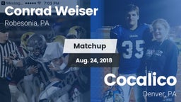 Matchup: Weiser vs. Cocalico  2018