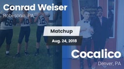 Matchup: Weiser vs. Cocalico  2018