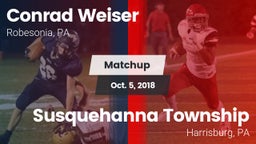 Matchup: Weiser vs. Susquehanna Township  2018