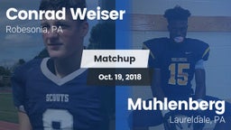Matchup: Weiser vs. Muhlenberg  2018